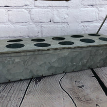 Load image into Gallery viewer, Galvanized Metal Egg Caddy