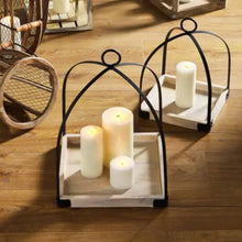 Load image into Gallery viewer, Modern Farmhouse Dome Frame Lanterns