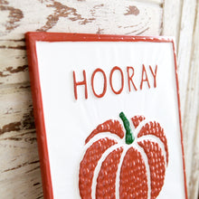 Load image into Gallery viewer, Pumpkin Picking Day Metal Wall Sign