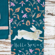 Load image into Gallery viewer, Teal Spring Dish Towel Sets