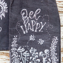 Load image into Gallery viewer, Rustic Black And White Spring & Summer Towel Set