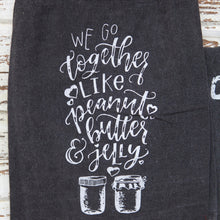 Load image into Gallery viewer, Rustic Black And White Love Towel Set