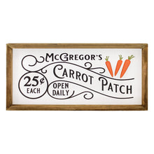 Load image into Gallery viewer, McGregor's Carrot Patch Sign