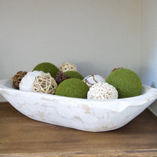 Load image into Gallery viewer, Farmhouse Style White or Gray Dough Bowl