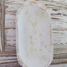 Load image into Gallery viewer, Farmhouse Style White or Gray Dough Bowl