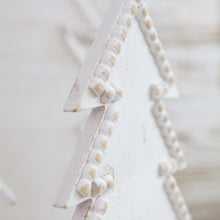 Load image into Gallery viewer, White Wooden Christmas Tree Set