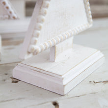 Load image into Gallery viewer, White Wooden Christmas Tree Set