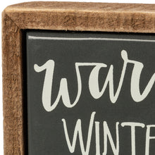 Load image into Gallery viewer, Warm Winter Wishes Boxed Sign
