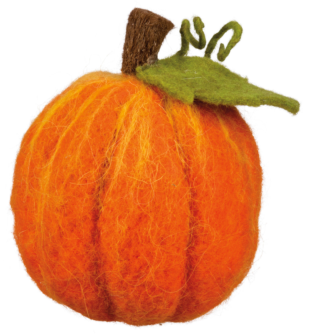 Large Felt Pumpkin