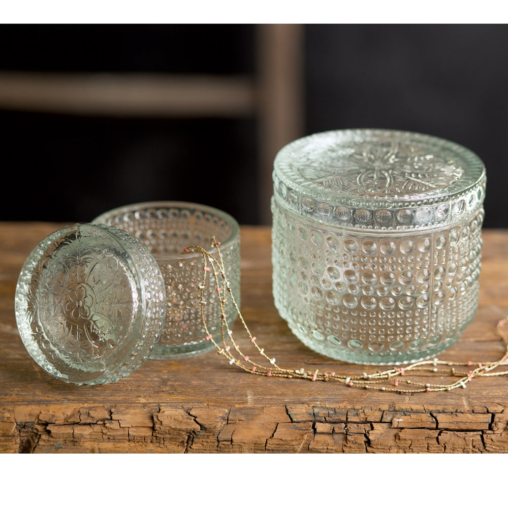 Decorative Glass Jar Set