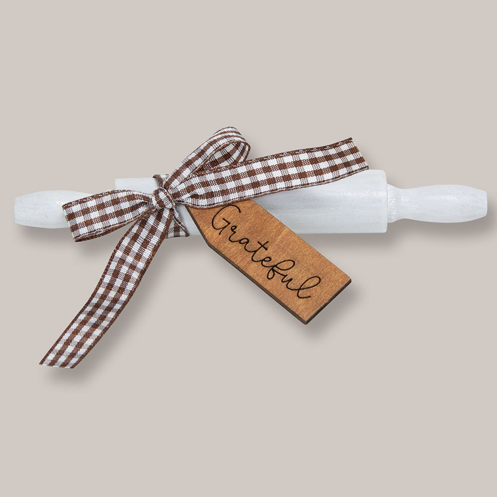 Grateful Wooden Rolling Pin
