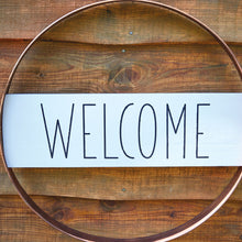 Load image into Gallery viewer, Welcome Rustic Metal Sign
