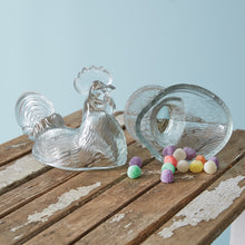 Load image into Gallery viewer, Glass Rooster Candy Dish
