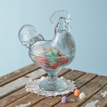 Load image into Gallery viewer, Glass Rooster Candy Dish
