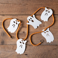 Load image into Gallery viewer, Beaded Ghost Garland
