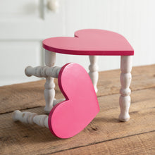 Load image into Gallery viewer, Tabletop Heart Stool Set
