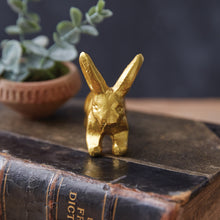 Load image into Gallery viewer, Gold Bunny Figurine
