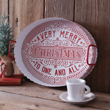 Load image into Gallery viewer, Very Merry Christmas Metal Tray
