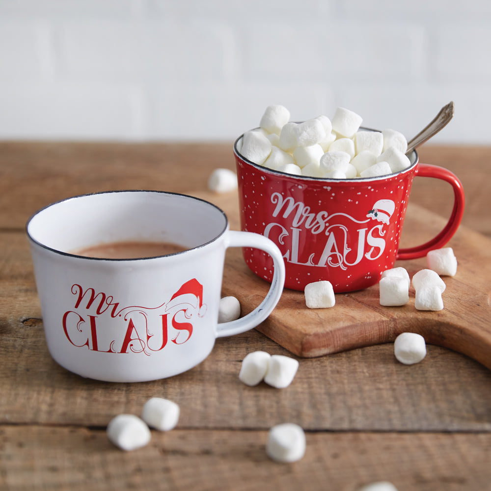 Mr. & Mrs. Claus Mug Set