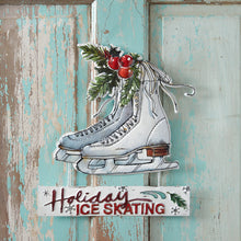 Load image into Gallery viewer, Holiday Ice Skating Sign
