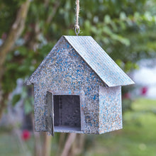 Load image into Gallery viewer, Denim Heart Birdhouse
