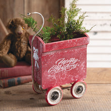 Load image into Gallery viewer, Christmas Pull-A-Long Wagon
