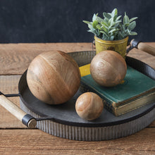 Load image into Gallery viewer, Carved Wood Ball Set
