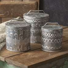 Load image into Gallery viewer, Boho Patterned Canister Set
