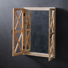 Load image into Gallery viewer, Window Shutter Mirror with Distressed Wood Frame
