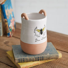 Load image into Gallery viewer, Bee Happy Jug Vase
