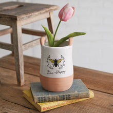 Load image into Gallery viewer, Bee Happy Jug Vase
