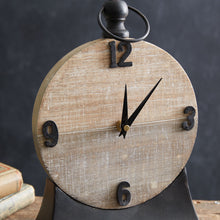 Load image into Gallery viewer, Modern Farmhouse Tabletop Clock
