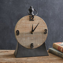 Load image into Gallery viewer, Modern Farmhouse Tabletop Clock
