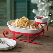 Load image into Gallery viewer, Holiday Sled Party Platter
