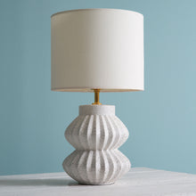 Load image into Gallery viewer, Scalloped Tabletop Lamp
