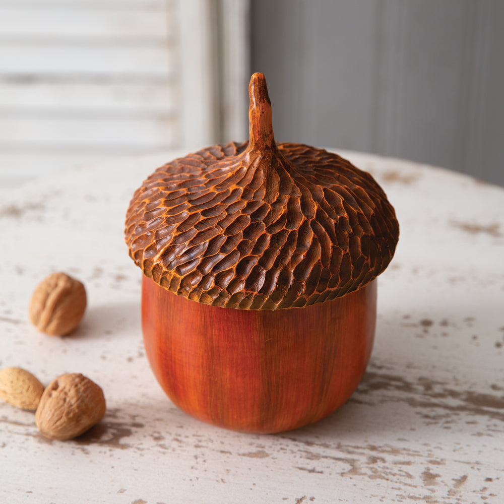 Acorn Trinket Box