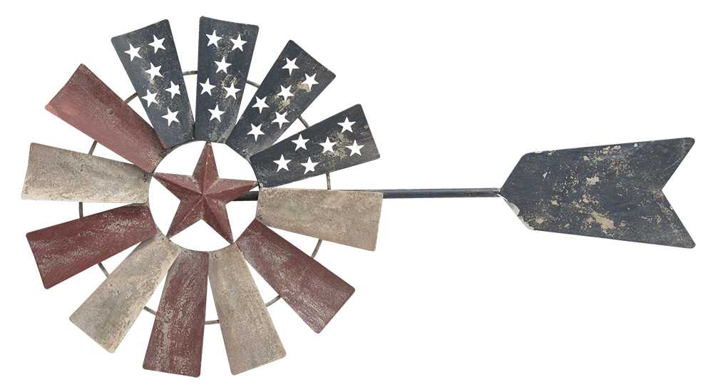 Americana Windmill Wall Art