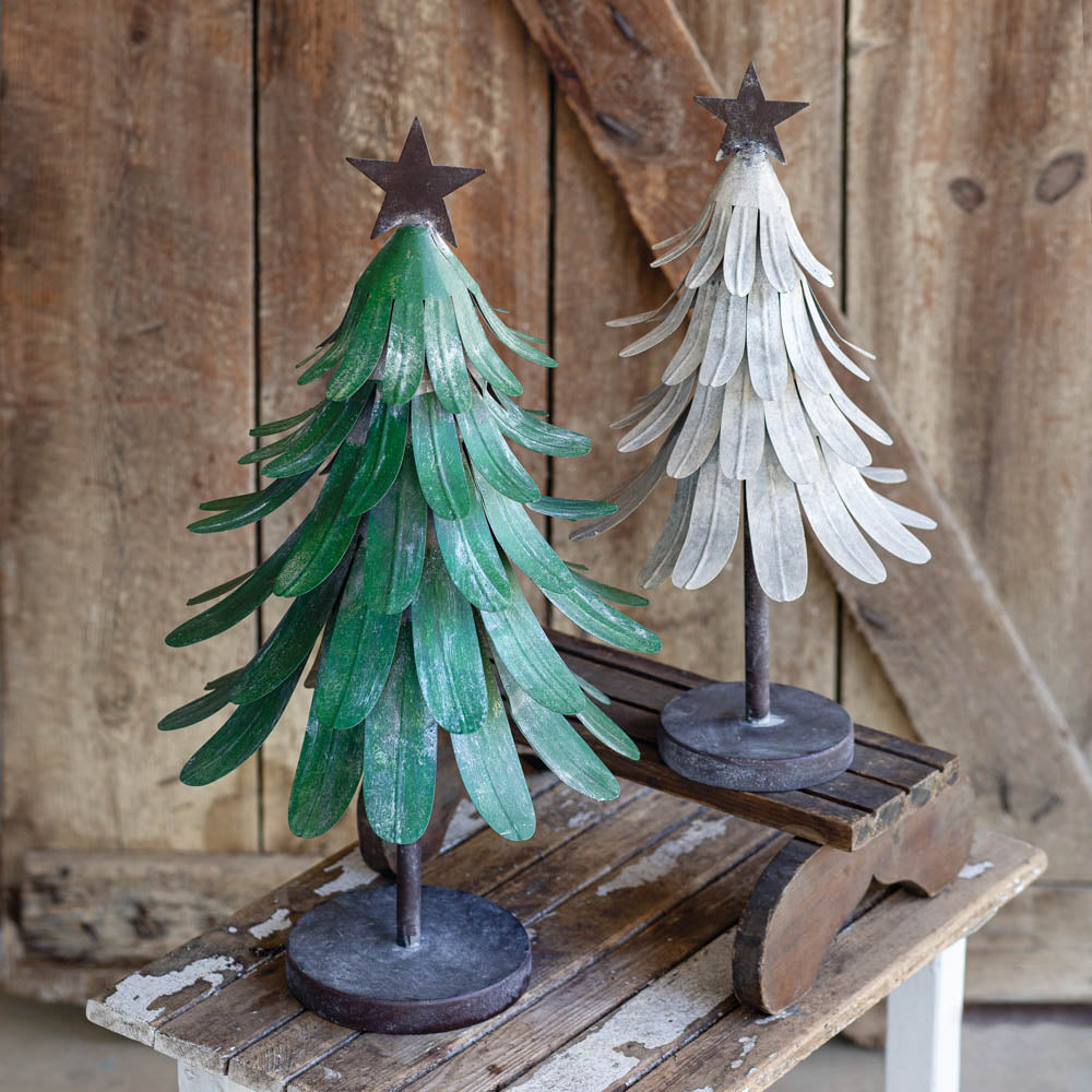 Metal Christmas Tree Set