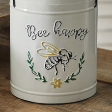 Load image into Gallery viewer, Bee Happy Jug with Wood Handles
