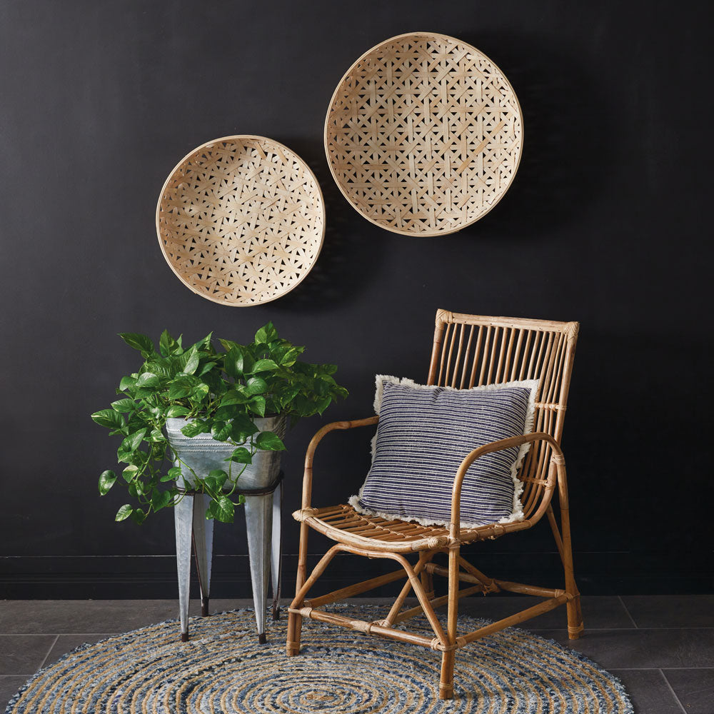 tobacco baskets wall decor Boho Tobacco Basket Set tobacco baskets wall decor Boho Tobacco Basket Set