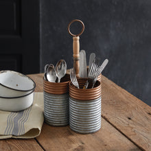 Load image into Gallery viewer, Two-Tone Utensil Caddy
