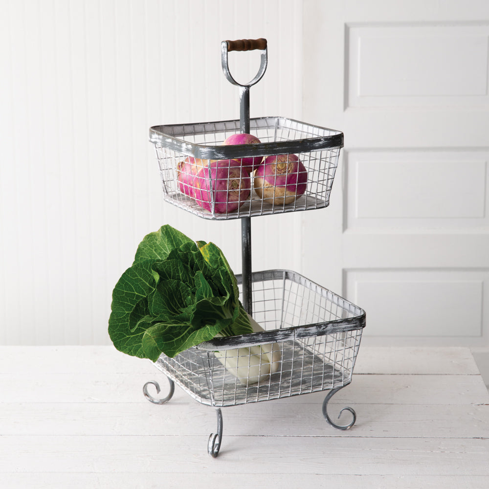 Ellison Two-Tier Wire Caddy – The Home Emporium