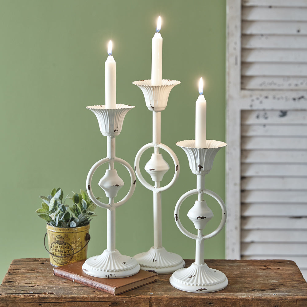 Evelyn Taper Candle Holder Set