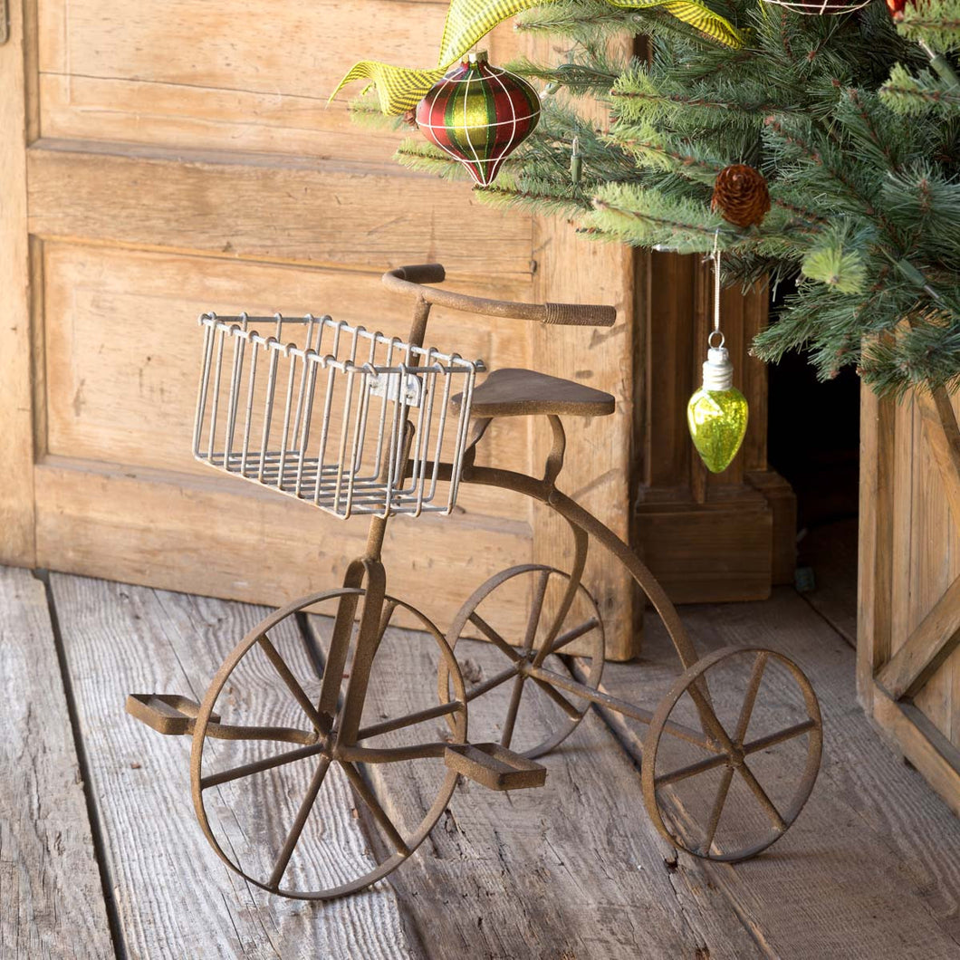 Vintage-Style Tricycle Planter