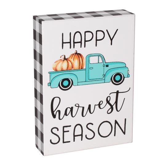 Happy Harvest Box Sign