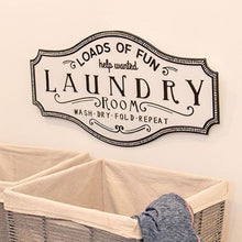 Load image into Gallery viewer, Loads of Fun Laundry Room Sign
