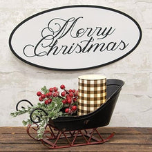 Load image into Gallery viewer, Script Merry Christmas Sign
