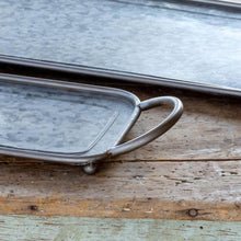 Load image into Gallery viewer, Galvanized Metal Rectangle Serving Trays

