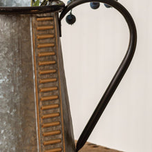 Load image into Gallery viewer, Copper and Galvanized Pitcher
