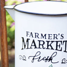 Load image into Gallery viewer, Farmer&#39;s Market Fresh Metal Pitcher
